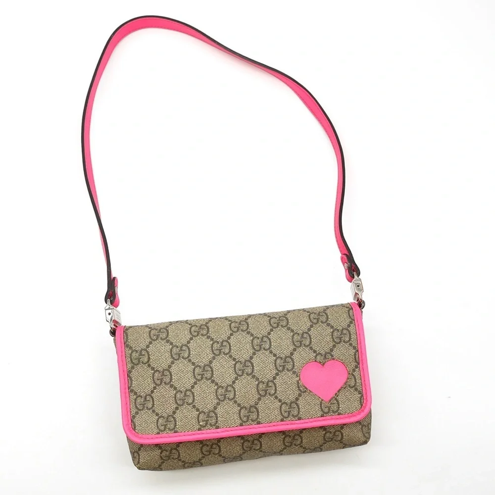🍓GUCCI PVC Shoulder Bag